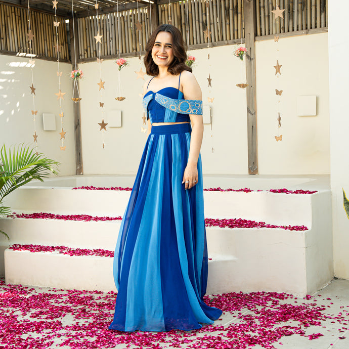 Indigo Prism Co-ord Set